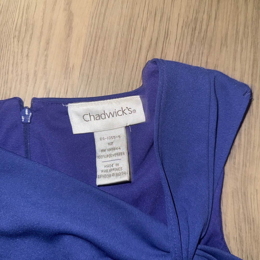 Chadwicks Royal Blue Dress‎ - Picture 2 of 3